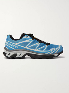 Salomon S/lab Xt-6 Softground Lt Adv Mesh And Rubber Running Trainers In Blue