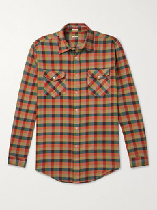 Massimo Alba Checked Cotton-flannel Shirt In Multi