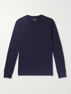 Polo Ralph Lauren Cotton-jersey T-shirt In Blue