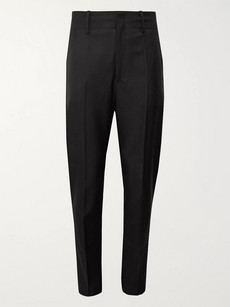 Isabel Marant Black Lisato Slim-fit Tapered Wool Trousers