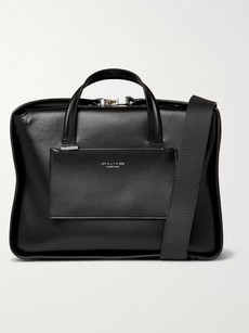 Alyx Leather Messenger Bag In Black