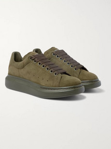 ALEXANDER MCQUEEN EXAGGERATED-SOLE SUEDE trainers