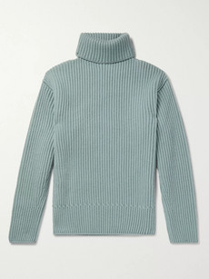 TOM FORD RIBBED CASHMERE ROLLNECK SWEATER