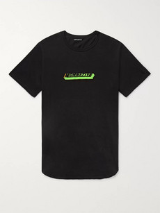 Nonnative Factory Oversized Logo-print Cotton-jersey T-shirt In Black