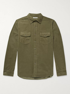 Alex Mill Cotton-corduroy Shirt In Green