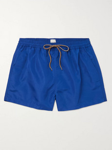 Paul Smith Short-length Swim Shorts In Blue