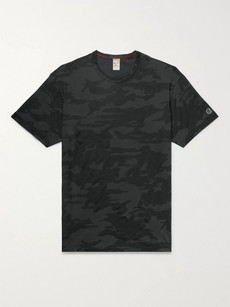 Champion Camouflage-print Cotton-jersey T-shirt In Black