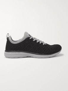 Apl Athletic Propulsion Labs Techloom Phantom Running Sneakers In Black