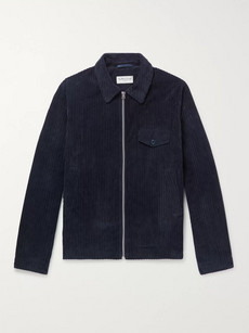 Ymc You Must Create Cotton-corduroy Jacket In Blue