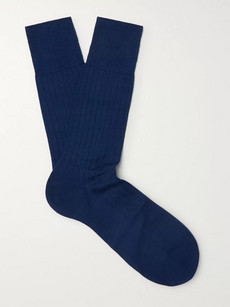 Falke No. 2 Cashmere-blend Socks In Blue