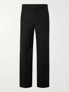 Balenciaga Black Virgin Wool-gabardine Trousers