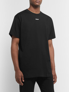 Ambush Logo-print Cotton-jersey T-shirt In Black