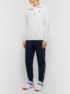 Nike Court Jersey Zip-up Track Jacket In White
