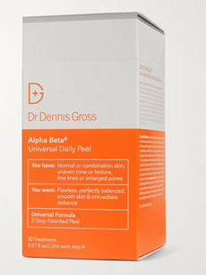 Dr Dennis Gross Skincare Alpha Beta® Universal Daily Peel, 30 X 2.2ml In Orange
