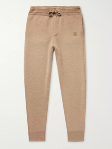BURBERRY TAPERED CASHMERE-BLEND SWEATPANTS
