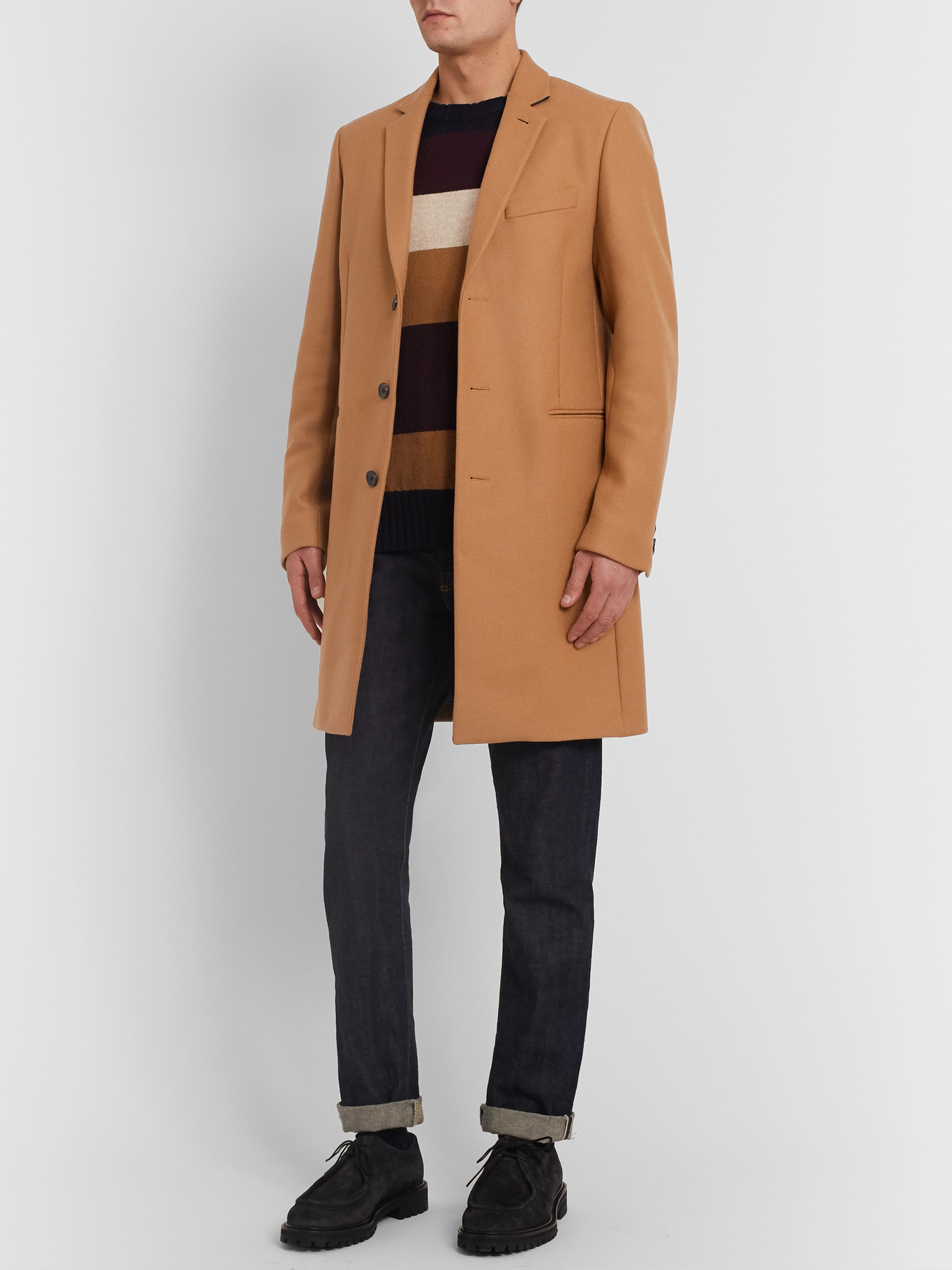 PS Paul Smith - Slim-Fit Wool-Blend Overcoat