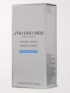 Shiseido Shaving Cream, 100ml In Grey