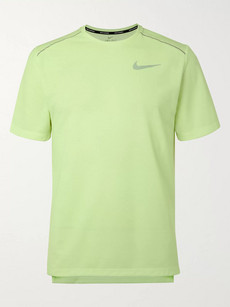 green nike miler t shirt