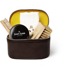 John Lobb Shoe Care Kit With Leather 
