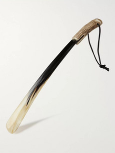 Abbeyhorn Stag Antler Handle Shoehorn In Brown