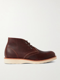 RED WING SHOES WORK LEATHER CHUKKA BOOTS