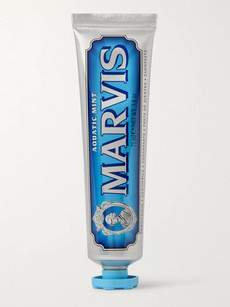 Marvis Aquatic Mint Toothpaste, 2 X 75ml In Colorless
