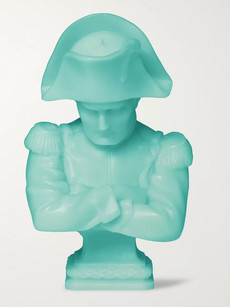 Cire Trudon Napoleon Bust Candle In Turquoise