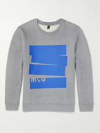 McQ Alexander McQueen Printed Cotton-Blend Jersey Sweatshirt