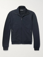 Dolce & Gabbana Zip-Through Cotton-Jersey Sweatshirt