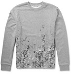 Balenciaga Splatter-Print Cotton-Jersey Sweatshirt