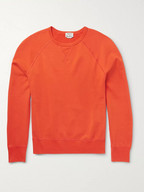 Acne Studios College Loopback Cotton-Jersey Sweatshirt