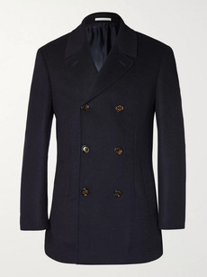 Brunello Cucinelli - Double-Faced Wool and Cashmere-Blend Peacoat | MR ...