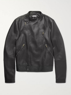 Tomas Maier - Slim-Fit Leather Biker Jacket