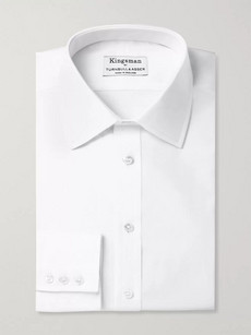 Kingsman + Turnbull & Asser White Cotton Royal Oxford Shirt