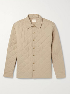 Simon Miller Quilted Cotton Jacket In Ecru