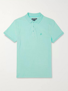 VILEBREQUIN PACIFIC COTTON-BLEND TERRY POLO SHIRT