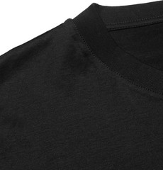 LANVIN Spider-Print Cotton-Jersey T-Shirt, Black | ModeSens