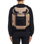 Givenchy Rider Leather-Trimmed Canvas Backpack