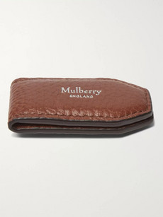 Mulberry Full-grain Leather Money Clip In Brown