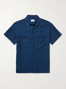 Simon Miller Slim-fit Denim Shirt In Indigo