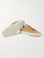 Common Projects Achilles Retro Leather-Trimmed Suede Sneakers