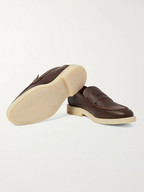 Common Projects Pebble-Grain Leather Penny Loafers