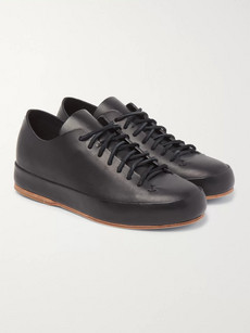 Feit Leather Sneakers In Black