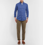 Polo Ralph Lauren Slim-Fit Button-Down Collar Washed-Cotton Shirt