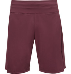 Apl Athletic Propulsion Labs Stretch-jersey Shorts In Burgundy
