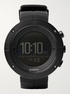 Suunto Kailash Carbon-tone Titanium Gps Watch In Black