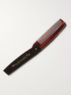 Buly Horn-effect Acetate Folding Comb In Red