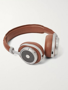 Master & Dynamic Mw50 Leather Wireless Over-ear Headphones In Tan