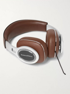 Bowers & Wilkins P9 Signature Cross-grain Leather Headphones In Brown