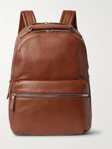 Shinola The Runwell Full-grain Leather Backpack In Brown